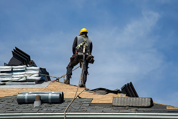 Professional Roof Replacement technician working in New Fairfield, CT